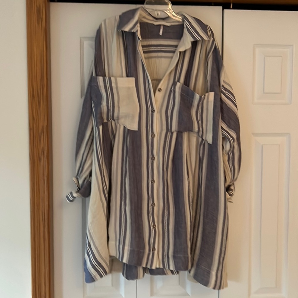 Free People long shirt or beach cover up